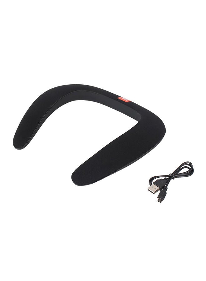 NIBEMINENT Wearable Bluetooth Speaker With Mic Black