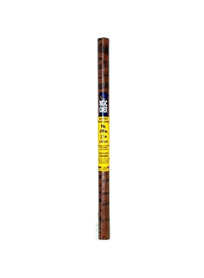 Magic Cover Premium Adhesive Vinyl Contact Shelf Liner and Drawer Liner, 18"x9', Warmwood - Image 2