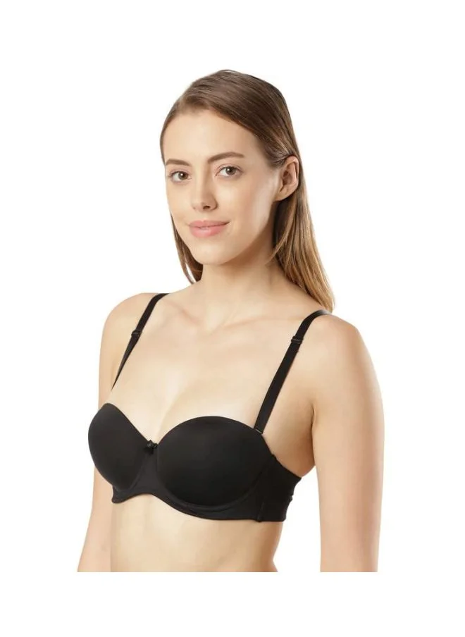 JOCKEY Jockey 1831 Women Under Wired Padded Soft Touch Microfiber Nylon Elastane Stretch Full Coverage Multiway Styling Strapless Bra with Ultra Grip Support Band