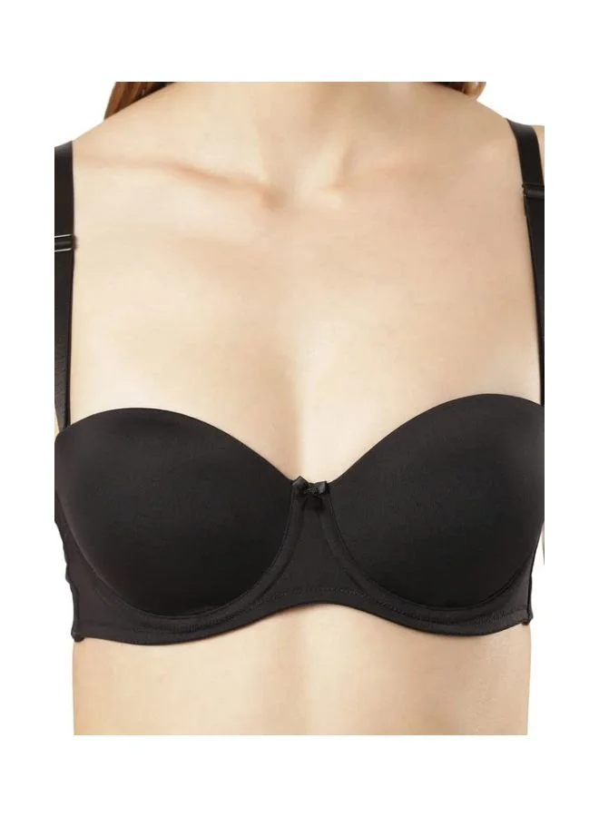 JOCKEY Jockey 1831 Women Under Wired Padded Soft Touch Microfiber Nylon Elastane Stretch Full Coverage Multiway Styling Strapless Bra with Ultra Grip Support Band