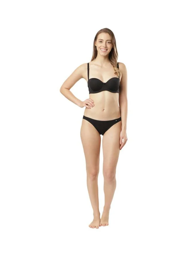 JOCKEY Jockey 1831 Women Under Wired Padded Soft Touch Microfiber Nylon Elastane Stretch Full Coverage Multiway Styling Strapless Bra with Ultra Grip Support Band