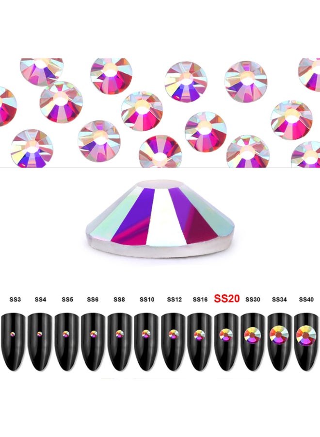 Dowarm 720Piece SS20 Flatback Crystal AB Rhinestones 48MM for Craft Nails Dance Costumes Non Hotfix - Image 4
