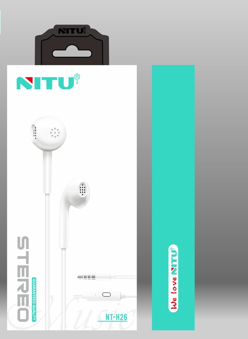 Nitu Wired Handsfree NT-H26