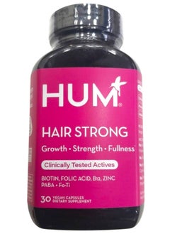 Hair Strong, Growth, Strength, Fullness 30 Vegan Capsules