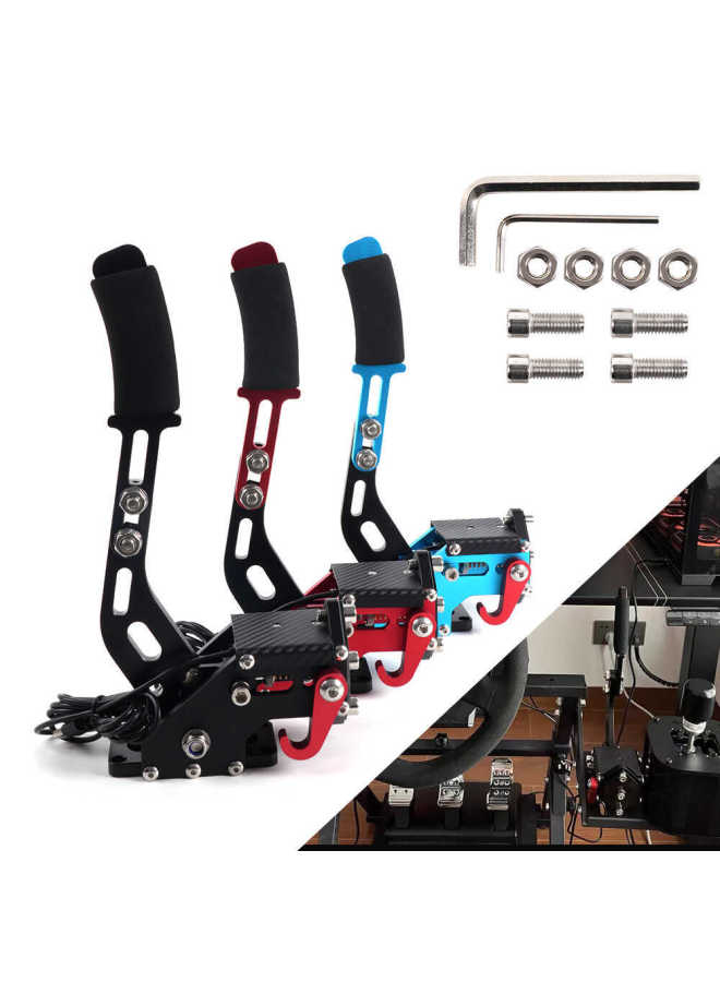 Drive-free Linear Drift Racing Game Handbrake PC Game Simulator USB Computer Dust AC Racing Plan G29-Product Color:Red - Image 2