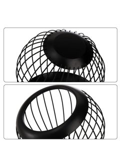 Aideli Coffee Pod Storage Basket, Black Coffee Capsules Basket with Letters, Large Capacity Iron Proof Stylish Modern Beveled Mouth Coffee Capsules Basket for Kitchen  - Image 2