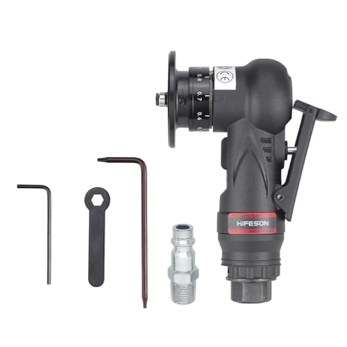 HIFESON Pnuematic Chamfer Tool Deburring Tool for Metal Trimming Air Beveling Tool Mini Chamfering Machine Small Handheld Grinder for Inner Hole and Metal Edge Deburring - Image 1