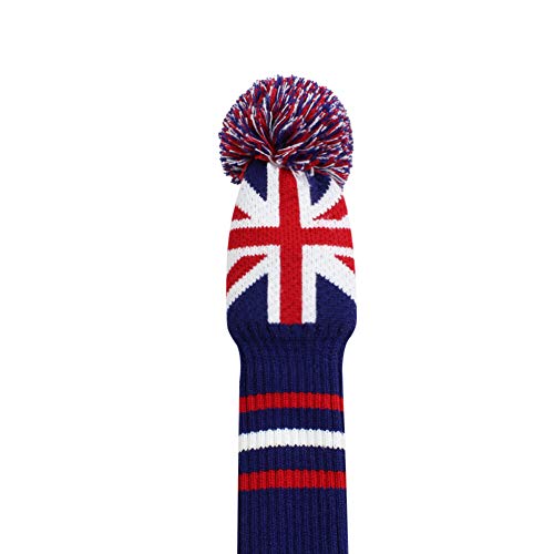Scott Edward Golf Headcovers for Woods Set of 3 Fits Well Driver(460cc) Fairway Wood and Hybrid(UT) The Perfect Change for Golf Bag(UK Stripe) - Image 4
