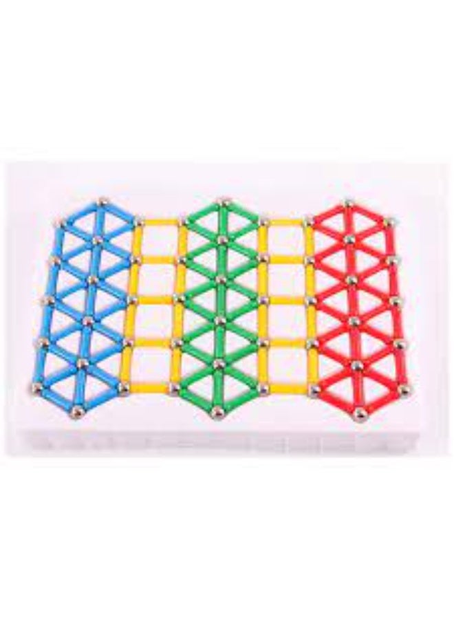 Magnastix Magnetic Building Toy Set - 157Pcs - Image 2