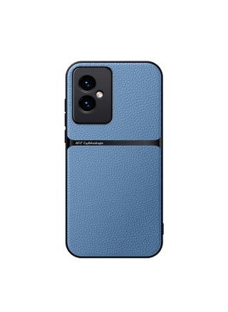 For Honor 100 Litchi Leather Magnetic Full Coverage Shockproof Phone Case(Blue) - pzsku/ZD841797FFDB5C5B38FDAZ/45/_/1739616884/3caecbd1-6a4e-431b-a02d-e92ad0997052