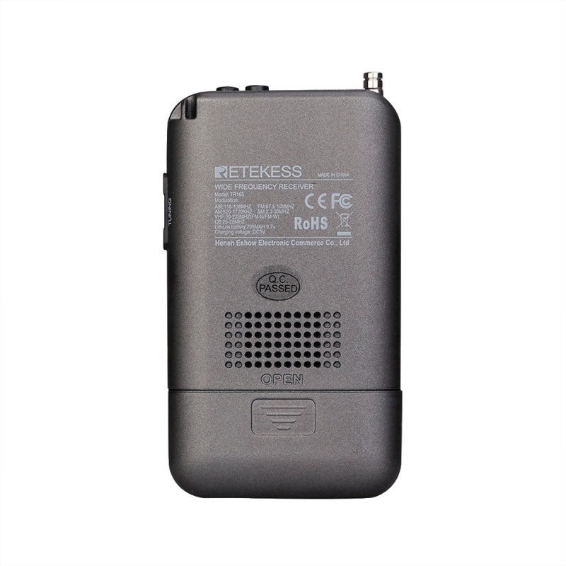 Retekess TR105 Portable Aircraft Band Radio FM AM AIR SW Multi Band Radio Digital Tuning Radio LCD Display Timer ON/OFF Clock with Headphone Lanyard - Image 4
