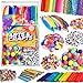 FUNZBO 2000Pcs Arts Crafts Supplies Kits for Kids Easter DIY Craft Supplies for Toddlers Art Supply Tools Set Pipe Cleaners Pom Poms and Feather Birthday Gifts for Kid Girls Ages 4812 - Image 3