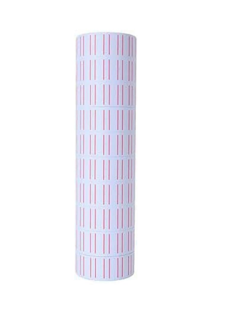 Terabyte Single Line Pricing Label White (1 ROLL)  - Image 1