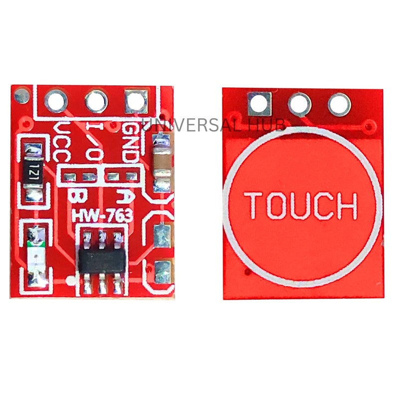 UNIVERSAL HUB 5Pcs TTP223 Touch Key Switch Module Touching Button Capacitive Switches Self-Locking/No-Locking Jog 2.5-5.5V - Image 3