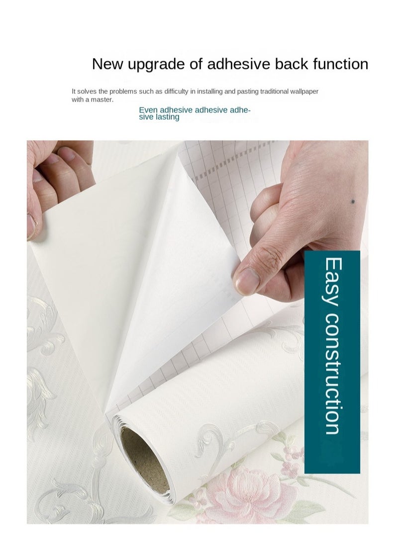 Bluejw Thicken Waterproof Self-Adhesive Wallpaper 0.53*5 Meters - Image 4