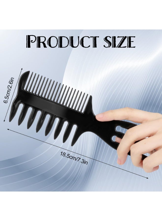 Styling Comb Slicked-back Combs 3 in 1 Fish Tail Bone Shape Hair Wide Tooth Comb Texture Combs for Salon or Hom - Image 2