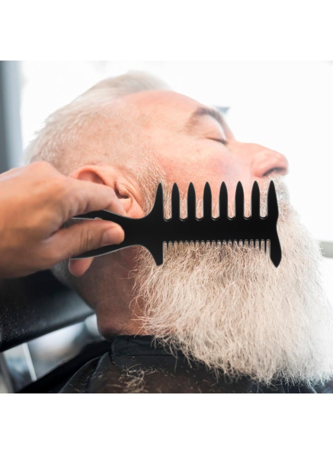 Styling Comb Slicked-back Combs 3 in 1 Fish Tail Bone Shape Hair Wide Tooth Comb Texture Combs for Salon or Hom - Image 3