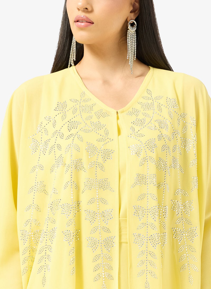 Khizana Embellished Abaya - Image 3