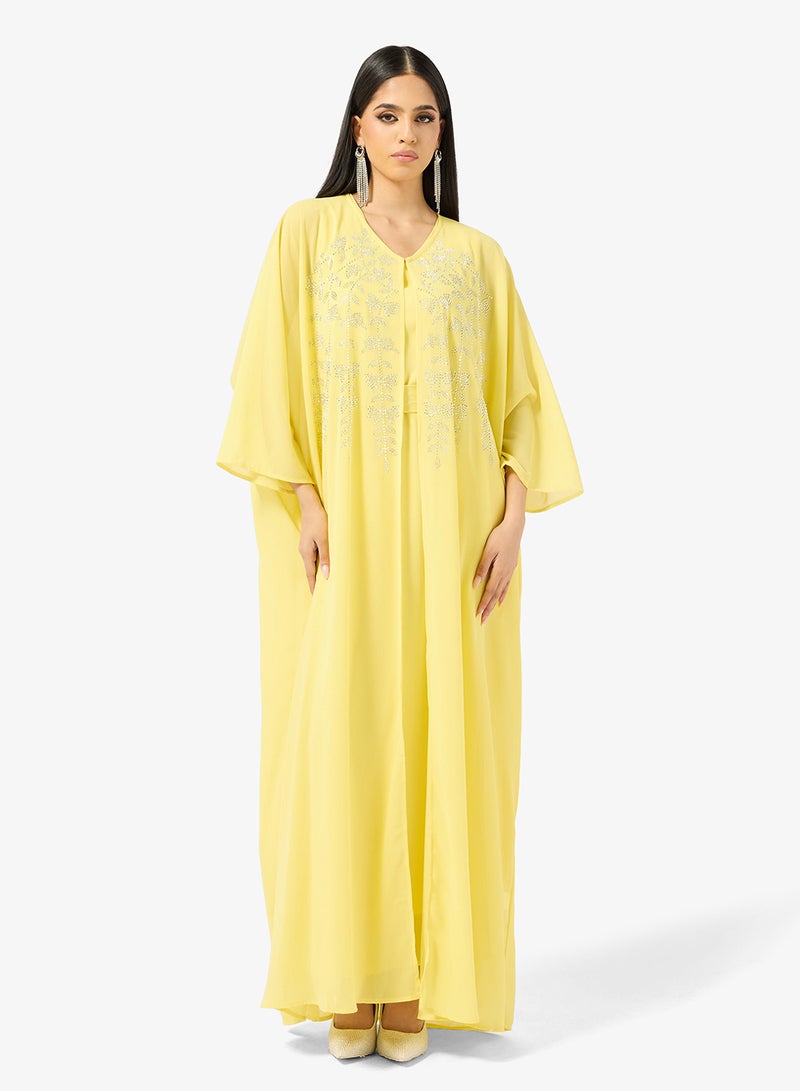 Khizana Embellished Abaya - Image 4
