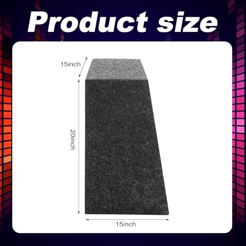 BBTO صندوق مكبر صوت السيارة الكبير بزاوية 2 حزمة 12 بوصة لمكبرات الصوت في السيارة - Image 2