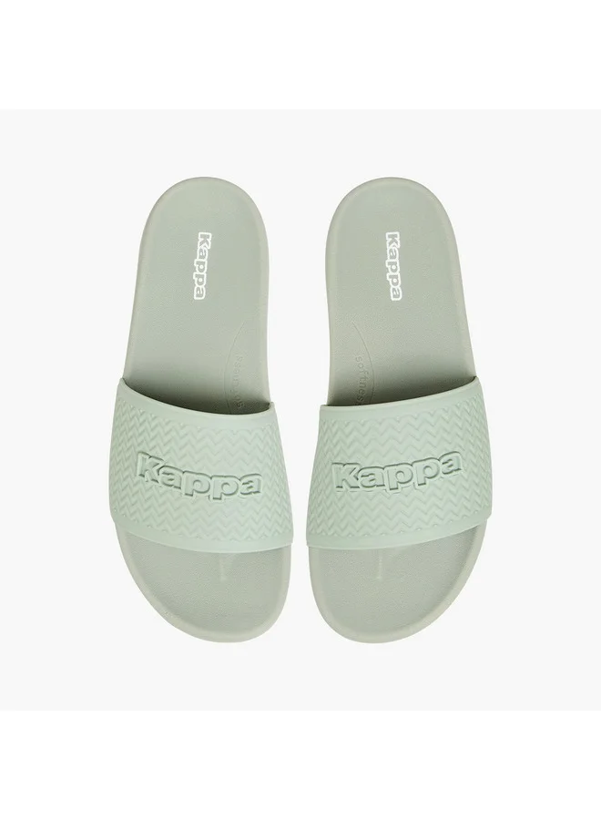 كابا Women's Logo Embossed Flip Flops