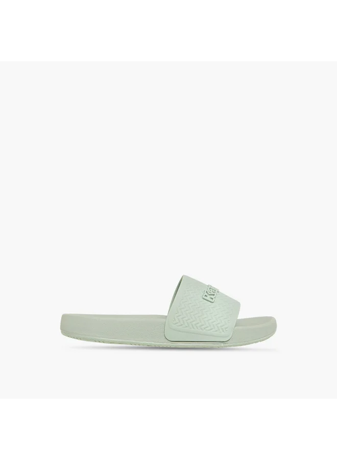 كابا Women's Logo Embossed Flip Flops