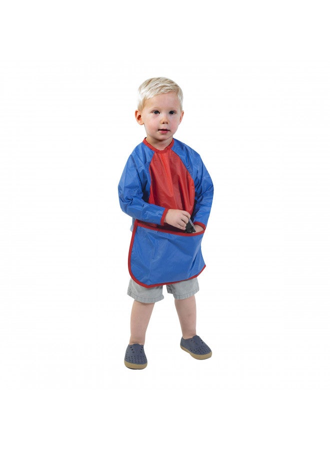 Children's Factory Small Washable Smock, Classroom Painting & Art Smock for Kids & Toddlers, Ideal for Preschools/Homeschools/Playrooms/Daycares - Image 2