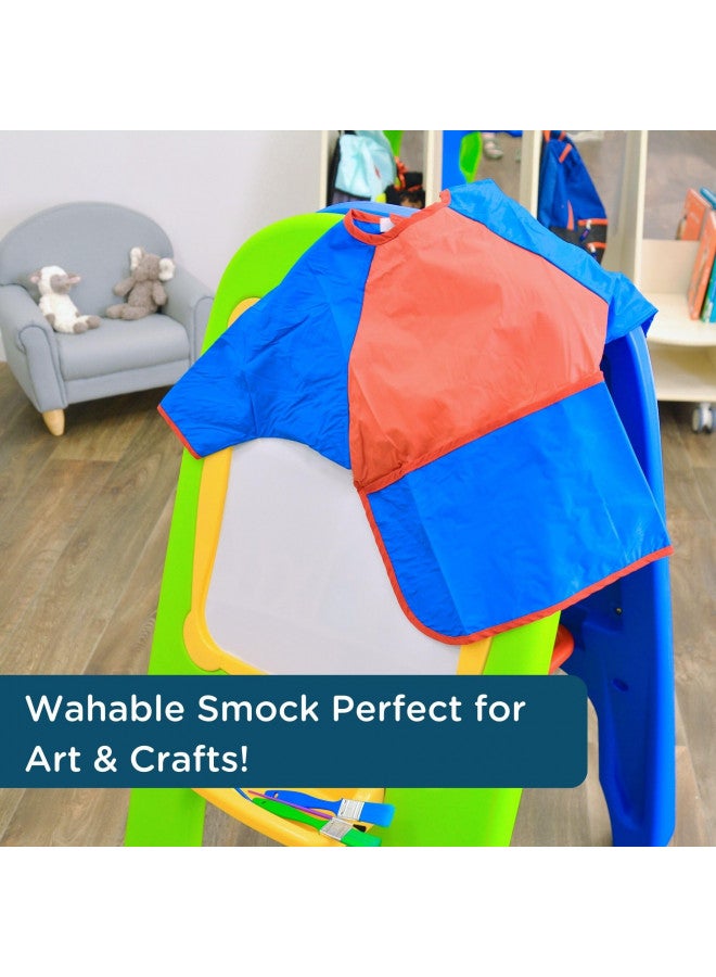Children's Factory Small Washable Smock, Classroom Painting & Art Smock for Kids & Toddlers, Ideal for Preschools/Homeschools/Playrooms/Daycares - Image 3