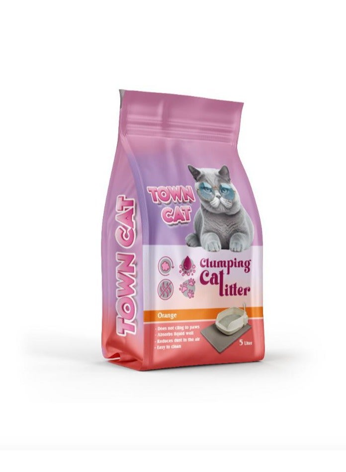 Town Cat Cat Litter Orange 5L