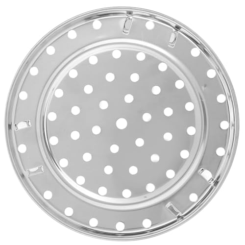 Kruvad 19.5in Round Steaming Rack | Stainless Steel Steamer Tray | Food Steamer Rack | Kitchen Tool | Food & Vegetable Steamer Small (2 Pcs) - Image 5