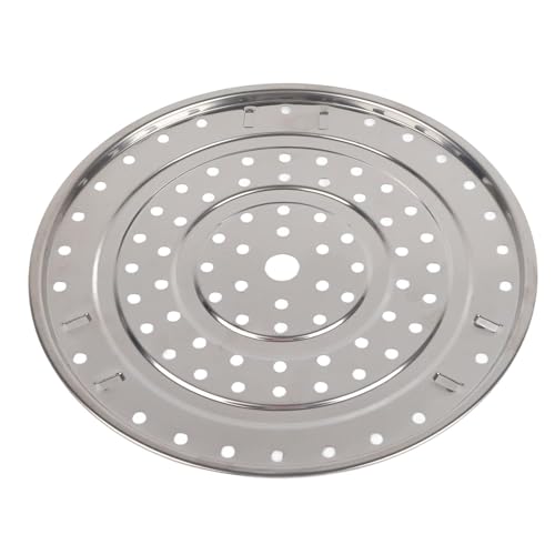 Kruvad 19.5in Round Steaming Rack | Stainless Steel Steamer Tray | Food Steamer Rack | Kitchen Tool | Food & Vegetable Steamer Small (2 Pcs) - Image 3