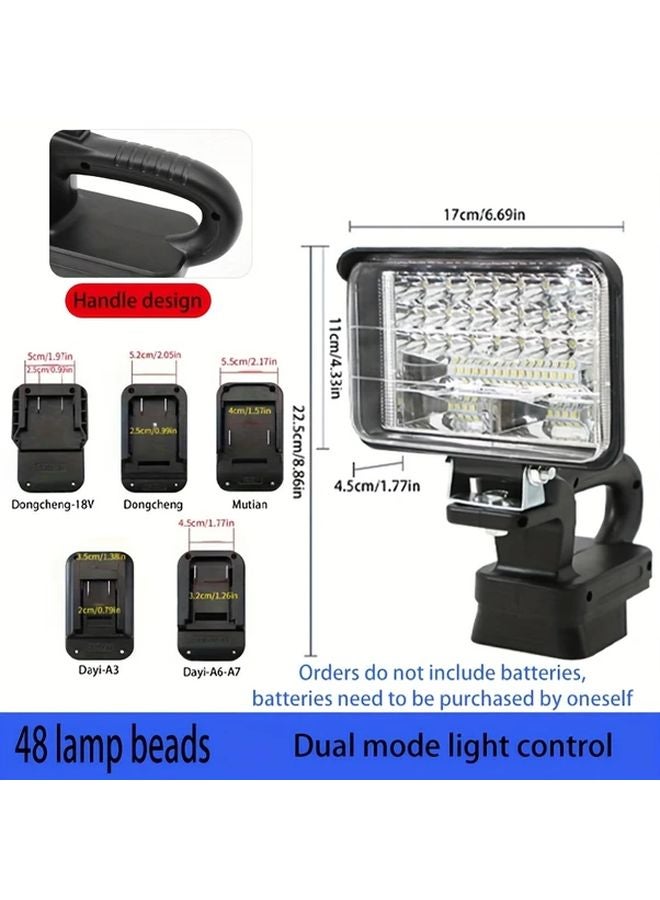 Dayi A3 5 Inch 48 LED Beads Handheld Work Light High Brightness Wide View Long Lifespan - Image 1