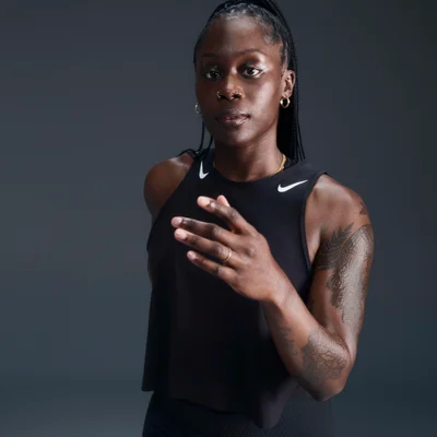 Nike Women's AeroSwift Dri-FIT ADV Cropped Running Tank Top