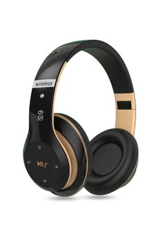 General Wireless PC Bluetooth Headset Fold 5.0 Wired Over-Ear Headphones with Microphone 3.5mm Audio Cable  - Image 1