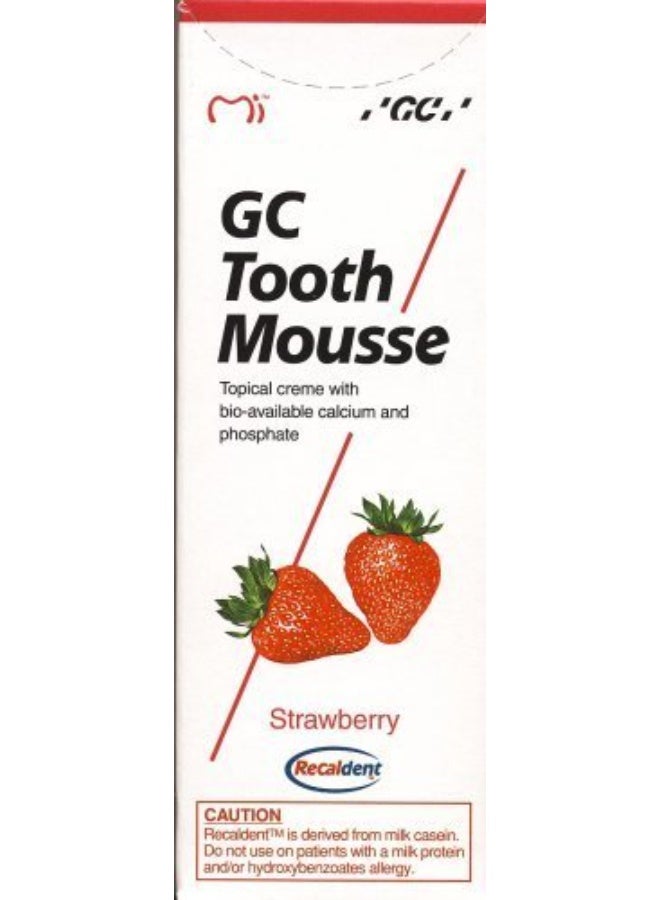 Gc tooth mousse موس أسنان جي سي لحماية الأسنان من التسوس (فراولة - 40 جم/35 مل) - Image 3