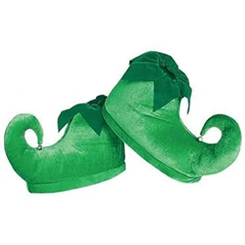 Rubies Rubie's Deluxe Adult Elf Shoes, Green, One Size - Image 1