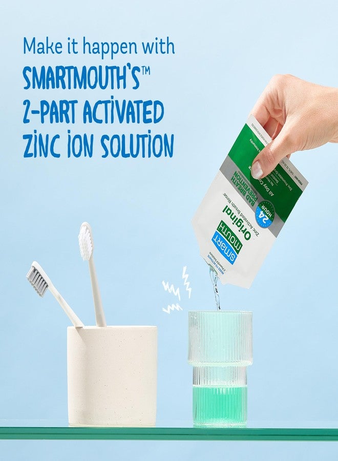 SmartMouth Original Activated Mouthwash Single Packs & Premium Zinc Ion Toothpaste - Image 5