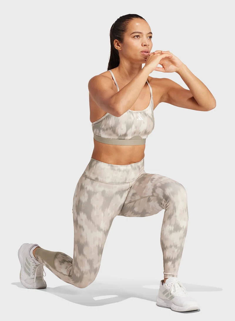 Adidas Essentail Aop Flower Tie Dye Leggings