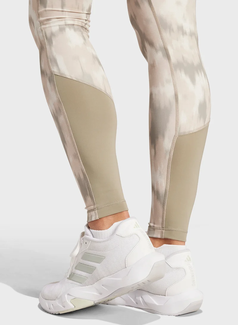 Adidas Essentail Aop Flower Tie Dye Leggings