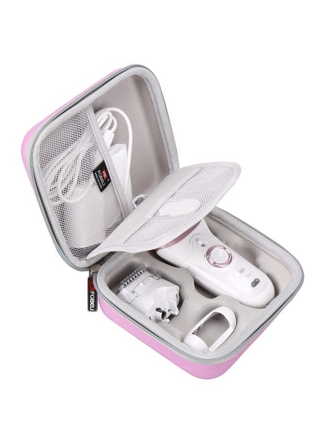 FBLFOBELI EVA Hard Storage Carry Case Compatible with Braun Silk-épil 9 9-890 / Silk-épil 9 9-720 Facial Hair Removal, Travel Bag Shockproof Compact Case (Purple, Case Only) - Image 1