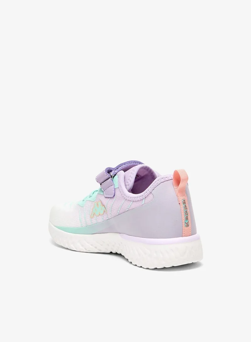 كابا حذاء رياضي بناتي بشعار وحزام لاصق