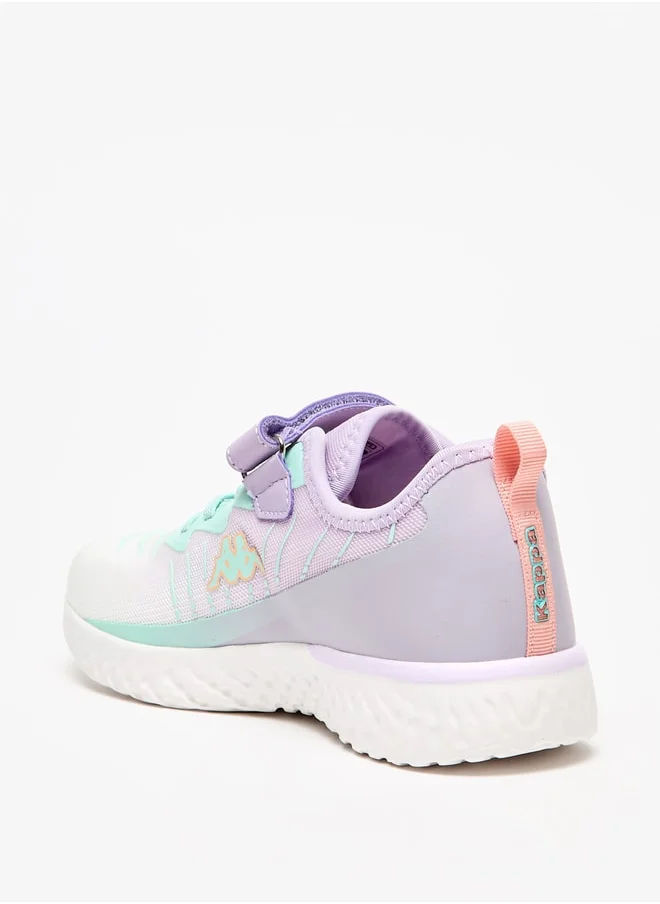 كابا Girls' Logo Detail Sports Shoes with Hook and Loop Closure