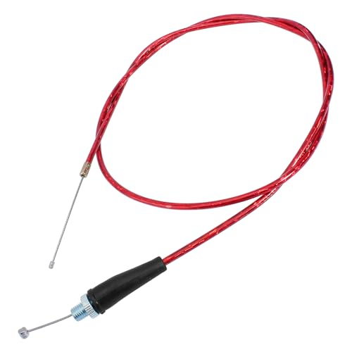 QAZAKY كابلات دواسة حمراء QAZAKY بطول 50 بوصة متوافقة مع ميني باجا Mb165 196cc 5.5hp Mb200 200cc 6.5hp كولمان CT200U موتوفوكس MBX10 MBX11 MBX12 79cc 79.5cc 2.5HP دراجة دوديليد 130 سم - Image 1