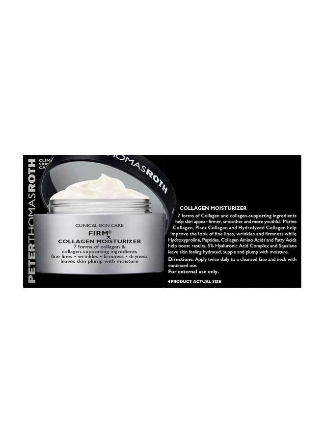 PETER THOMAS ROTH - Firmx Collagen Moisturizer Face Cream With Collagen Collagen Skin Cream Firming Face Cream 1.7 Oz - Image 1