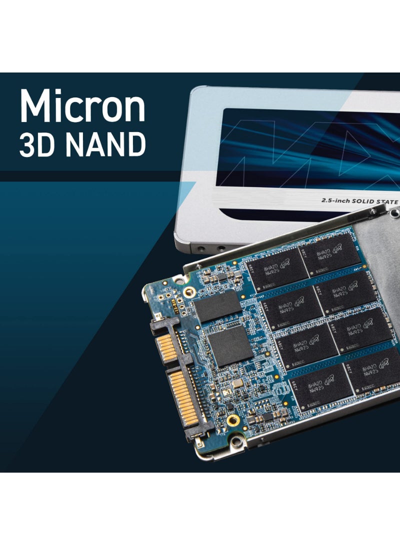 Mx500 1Tb 3D Nand Sata 2.5 Inch Internal Ssd Up To 560Mbs - Image 4