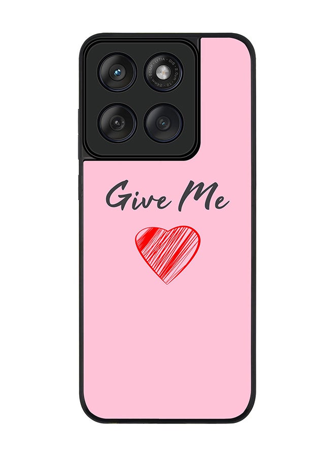 Stylizedd For Motorola MOTO Edge 60 Fusion/ Edge 60 Case,Slim fit Camera Protection, Shockproof Thin Phone cover  - Give me love - Image 1