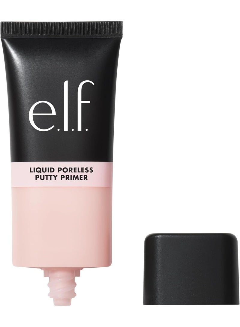 إلف إي.إل.إف برايمر Liquid Poreless Putty | برايمر سائل مرطّب لتنعيم البشرة وإخفاء المسام | تثبيت مكياج يدوم طويلاً | نباتي وخالٍ من التجارب على الحيوانات - Image 1