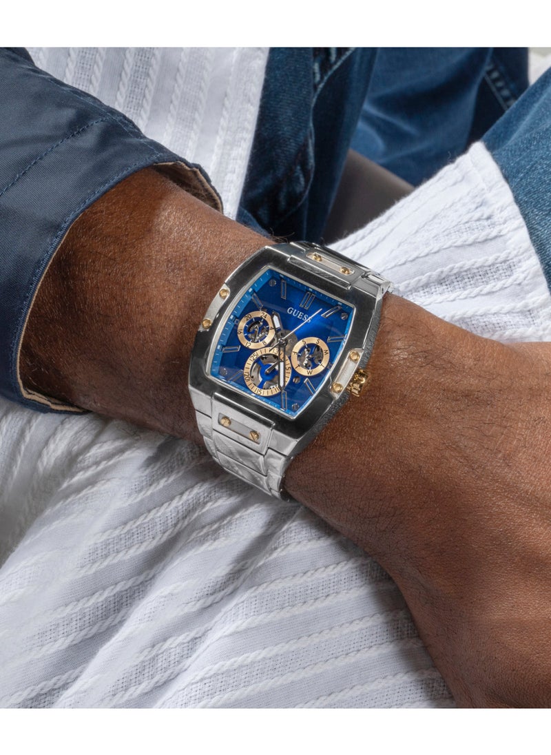 GUESS - GUESS Men's Trend Casual Tonneau Diamond 43mm Watch - GW0456G5 - Image 1
