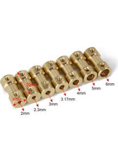 Hobi Mekatronik 2X3.17MM Mini DC Motor Fixed Brass Coupling  - Image 3