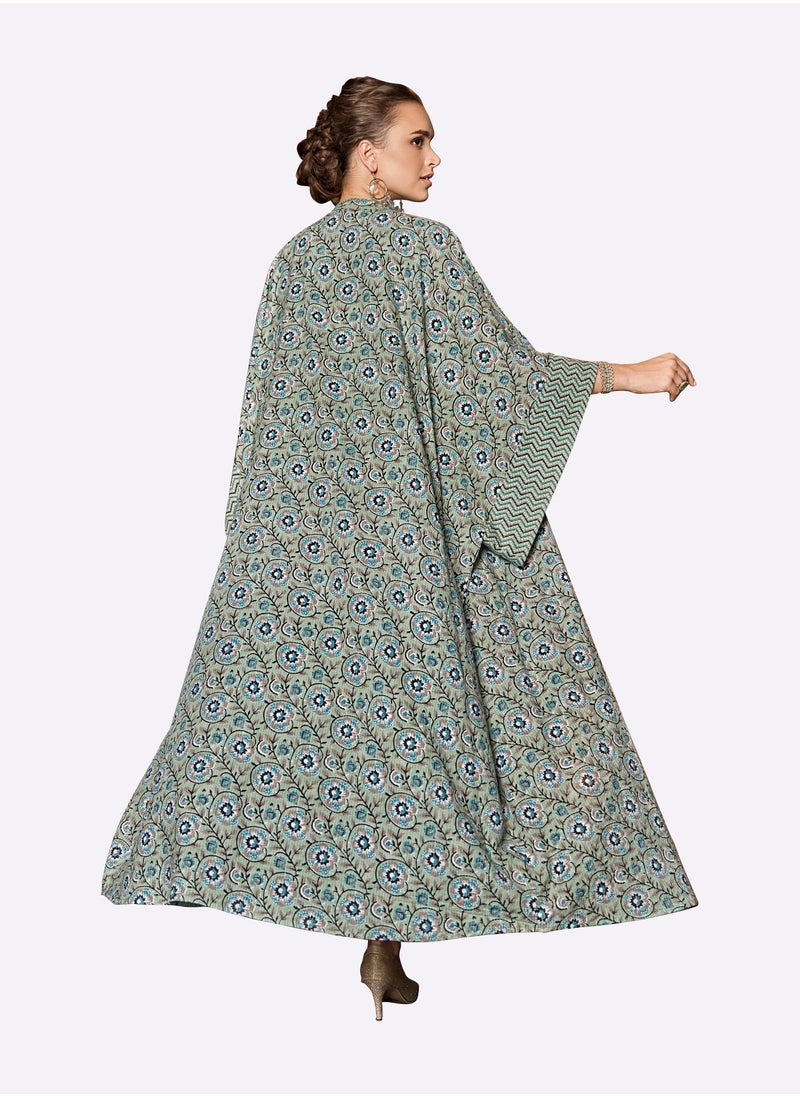 SARA جلابية سارة المخططة  - Image 2
